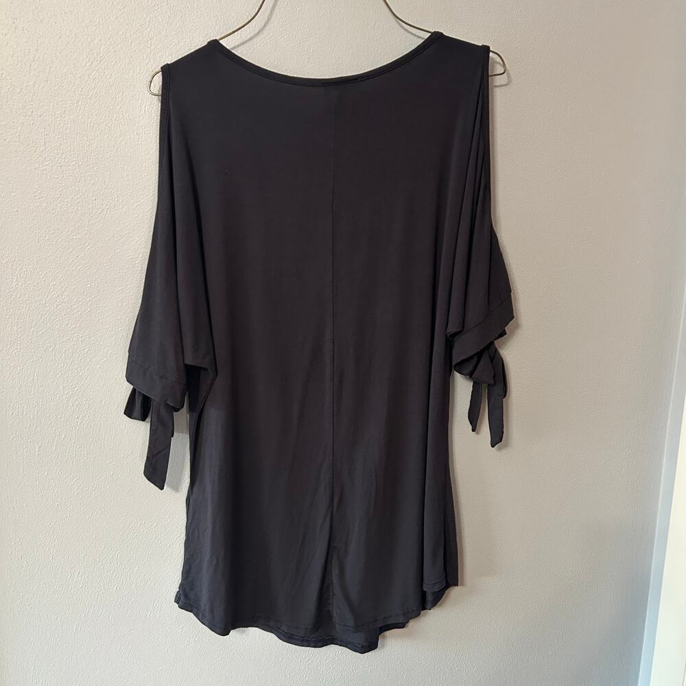 Harley-Davidson Rhinestone Embellished Split Tied Sleeve Women's Sz XL - Picture 5 of 13